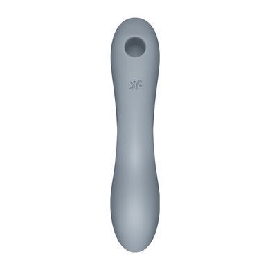 Вакуумний стимулятор з вібрацією Satisfyer Curvy Trinity 3 BlueGrey
