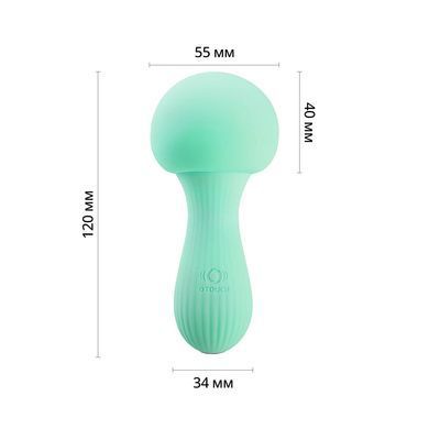 Вібромасажер Otouch MUSHROOM Teal, 7 режимів, функція нічника, технологія &laquo;старт-стоп&raquo;