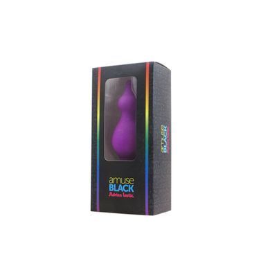 Анальна пробка Adrien Lastic Amuse Medium Purple (M) з двома переходами, макс. діаметр 3,6 см, Фиолетовый