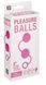 Кульки Вагінальні NEON PLEASURE BALLS, PINK