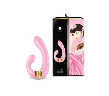 Вибратор-кролик Shunga Miyo Light Pink, Розовый