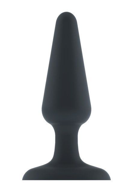Анальная пробка с вибрацией Dorcel Best Vibe Plug M, макс. диаметр 4,1см, soft-touch силикон, Черный