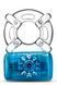 Эрекционное виброкольцо PLAY WITH ME ONE NIGHT STAND VIBRATING C-RING BLUE