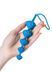 Набор анальных бус Satisfyer Beads Colored, силикон , макс. диаметр 3,3см и 3,5см, Розовый/синий