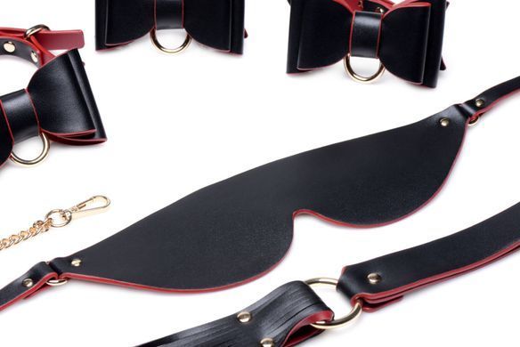 Набор БДСМ с дорожной сумкой Master Series: Bow &mdash; Luxury BDSM Set With Travel Bag, 11 предметов