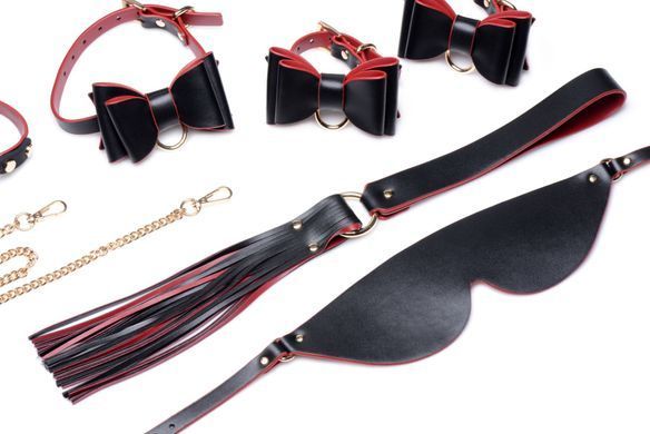 Набор БДСМ с дорожной сумкой Master Series: Bow &mdash; Luxury BDSM Set With Travel Bag, 11 предметов