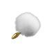 Анаальная пробка Upko Rabbit Fur Bunny Tail Small Butt Plug