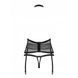 Корсет эротический Obsessive Strapelie corset & thong S/M