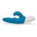 (SALE) Музыкальный вибратор-кролик OhMiBod - Freestyle :W Music Vibrator, два мощных мотора, Синій