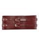 Шкіряний пояс для бондажу Liebe Seele Wine Red Waist Cuff, S Size
