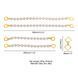 Перлинні наручники та поножі LOCKINK Pearl Bondage & Restraint Set
