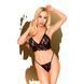 Комплект бралет та стрінги Penthouse - Double Spice Black M/L, Черный