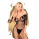 Бодистокинг с имитацией лифа Penthouse - High Profile Black XL, Черный