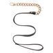 Поводок цепь с петлей из искусственной кожи Statement Leash золотистый, 75 см
