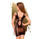 Мини-платье с сюрреалистическим узором Penthouse - Juicy Poison Black XL, Черный