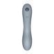 Вакуумний стимулятор з вібрацією Satisfyer Curvy Trinity 3 BlueGrey