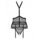 Корсет эротический Obsessive Strapelie corset & thong S/M
