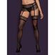 Чулки Obsessive Chiccanta stockings black S/M