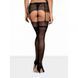 Чулки Obsessive Chiccanta stockings black S/M