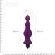 Анальна пробка з вібрацією Adrien Lastic Bullet Amuse Purple, макс. діаметр 3,9 см, Фиолетовый