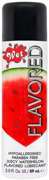 Съедобный лубрикант&nbsp;WET&nbsp;Flavored&nbsp;Juicy&nbsp;Watermelon&nbsp;(Сочный арбуз) 89 мл
