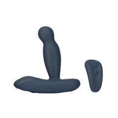 Простата масажер Lux Active - обертається, пульт дистанційного керування, Синий