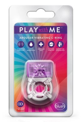 Эрекционное виброкольцо PLAY WITH ME ONE NIGHT STAND VIBRATING C-RING PURPLE