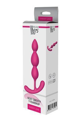Анальний плаг CHEEKY LOVE SILKY SMOOTH T-TEARDROP