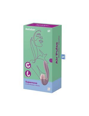 Вакуумний вібратор Satisfyer Supernova Old Rose, 2 положення ствола