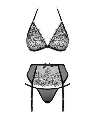 Комплект Obsessive UNIQUELLA THREE PIECES SET S / M