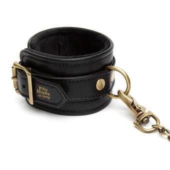 Поножі з еко-шкіри Fifty Shades of Grey Bound to You Faux Leather Ankle Cuffs, Черный