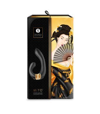 Вибратор-кролик Shunga Miyo Black, Черный