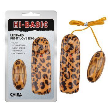 Вибропуля&nbsp;с пультом управления CHISA Hi-Basic Leopard&nbsp;Multispeed&nbsp;Vibrating