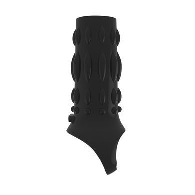 Насадка з кільцем для мошонки Chisa Get&nbsp;Lock Renegade Power Cage, чорна