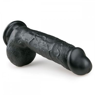 Фалоімітатор&nbsp;EasyToys Realistic&nbsp;Dildo&nbsp;-&nbsp;22,5cm&nbsp;ЧОРНИЙ