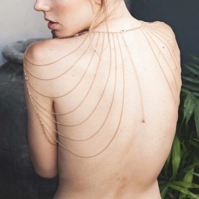 Цепочка на плечи Bijoux Indiscrets золотистая