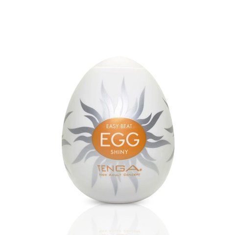 Мастурбатор-яйцо Tenga Egg Shiny (солнечный), Белый