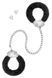 Поножі Fetish Tentation Adjustable metal and fur ankle cuffs