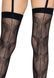 Leg Avenue butterfly backseam thigh highs Black O/S