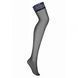 Чулки Obsessive Drimera stockings blue L/XL