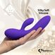 Гнучкий вібратор кролик з двома моторами FeelzToys Lea Rabbit Vibrator Medium Purple