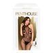 Бодистокинг с высоким кружевным воротником Penthouse - First Lady Black XL, Черный