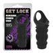 Насадка з кільцем для мошонки Chisa Get&nbsp;Lock Renegade Power Cage, чорна