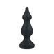 Анальна пробка Adrien Lastic Amuse Mini Black (S) з двома переходами, макс. діаметр 3 см, Черный