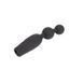 Анальная пробка с вибрирующими бусинами Vibrating Booty Beads-Black Mont-CHISA