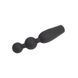 Анальная пробка с вибрирующими бусинами Vibrating Booty Beads-Black Mont-CHISA