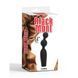 Анальная пробка с вибрирующими бусинами Vibrating Booty Beads-Black Mont-CHISA