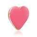 Вибратор-сердечко Rianne S: Heart Vibe Coral, 10 режимов работы, медицинский силикон