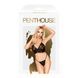 Комплект браллет и стринги Penthouse - Double Spice Black L/XL, Черный