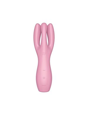 Кліторальний вібратор Satisfyer Threesome 3 Pink з трьома пальчиками